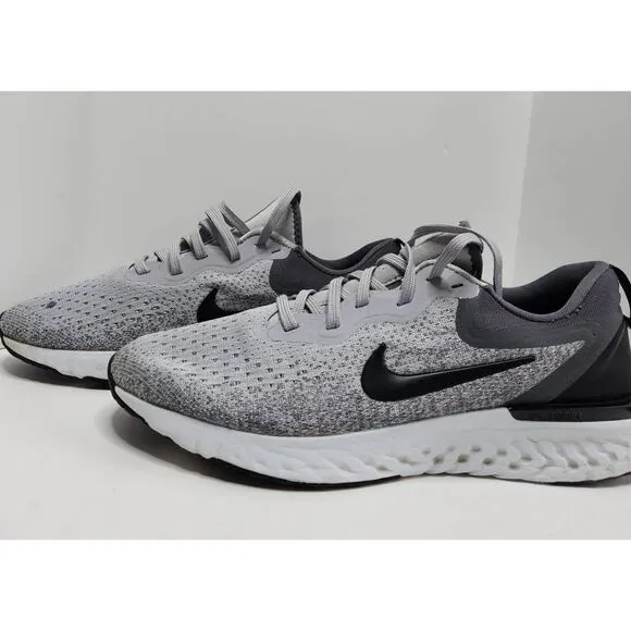 Nike Womens Odyssey React Running Shoes AO9820-003 Size 10 Gray Black