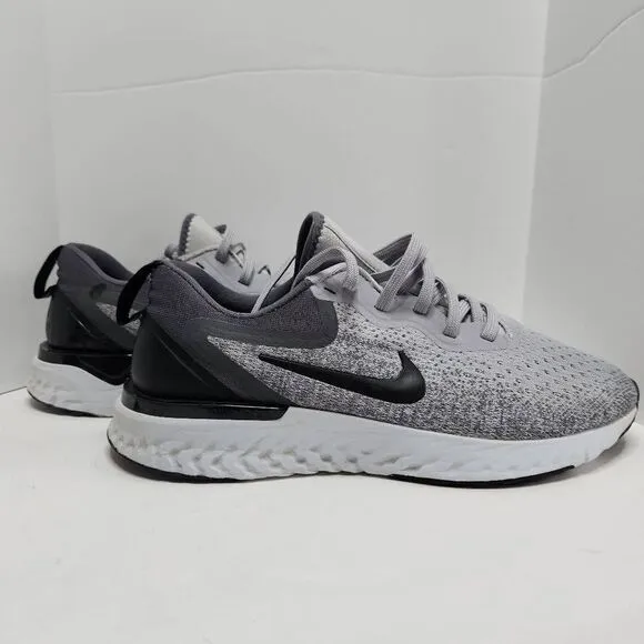 Nike Womens Odyssey React Running Shoes AO9820-003 Size 10 Gray Black