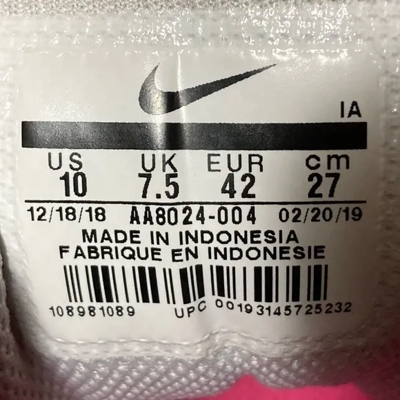 Nike Womens Platinum Zoom Prestige Tennis Athletic Sneakers Shoes Size US 10