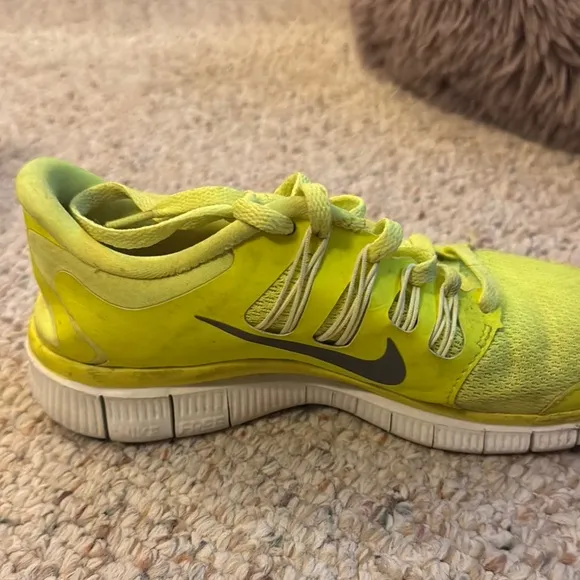 Nike Yellow Athletic Shoes- Diamond Studded