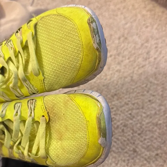 Nike Yellow Athletic Shoes- Diamond Studded