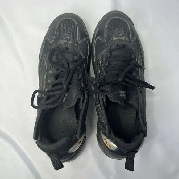 Nike Zoom 2K Triple Black Sneakers Low Top Lace Up Shoes Mens Size 10