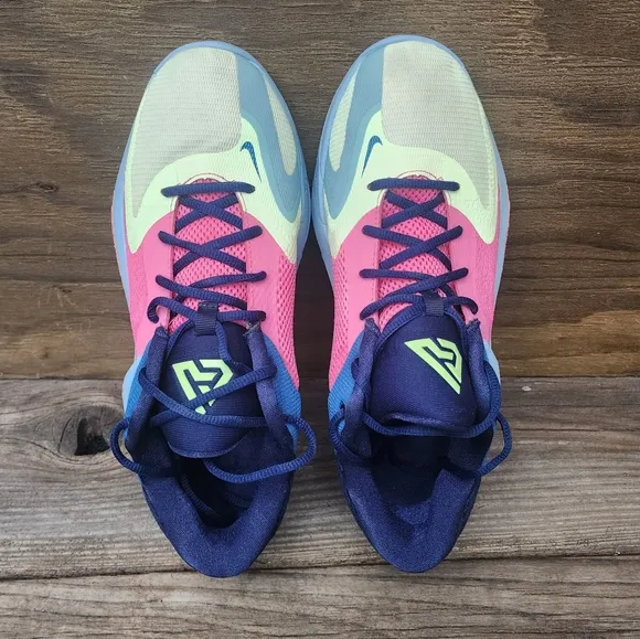Nike Zoom Freak 4 NRG Unknown Pink Blue Basketball Shoes Size 11