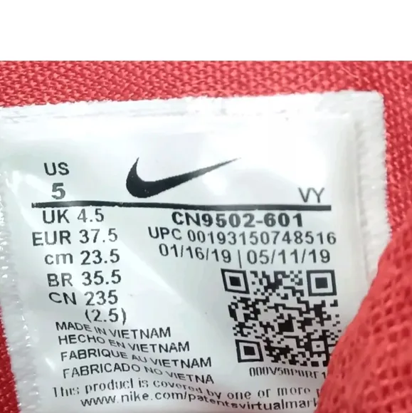 Nike Zoom Rize TB Shoes Men''s Size 5 Red Sneakers Retail