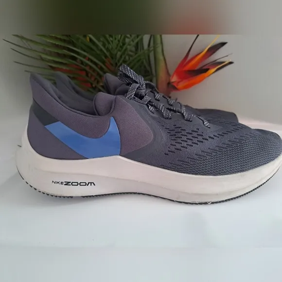 Nike Zoom Winflo 6 AQ7497-009 Running Shoes Navy Men's Size 9