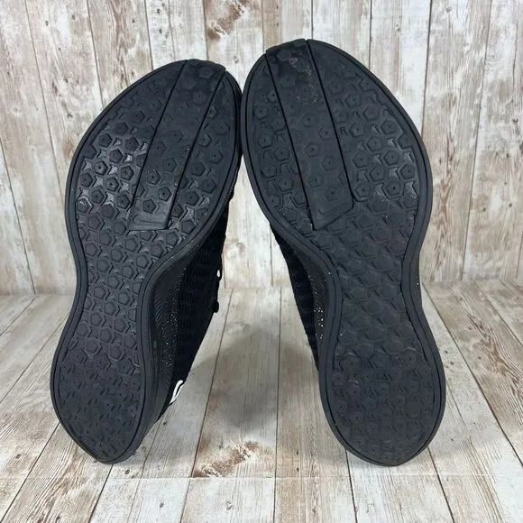 Nike Zoom X Triple Black Running Shoes Performance Athletic Sneakers Men's 8.5‎