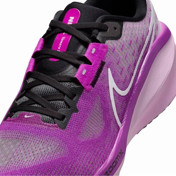 Nike ZoomX Vomero 17 Running Shoes Mens Sz 11.5 Hyper Violet Black FB1309-500