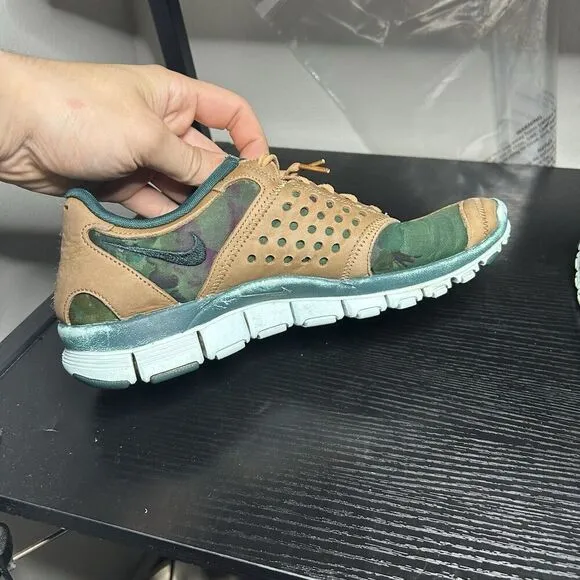Nike Free 5.0 Liberty Of London Women's Size 10 Running Shoes Sneakers Green