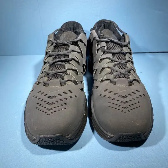 Nike Mens Lunar Fingertrap TR 898066-010 Gray Black Running Shoes Sneakers 11,5