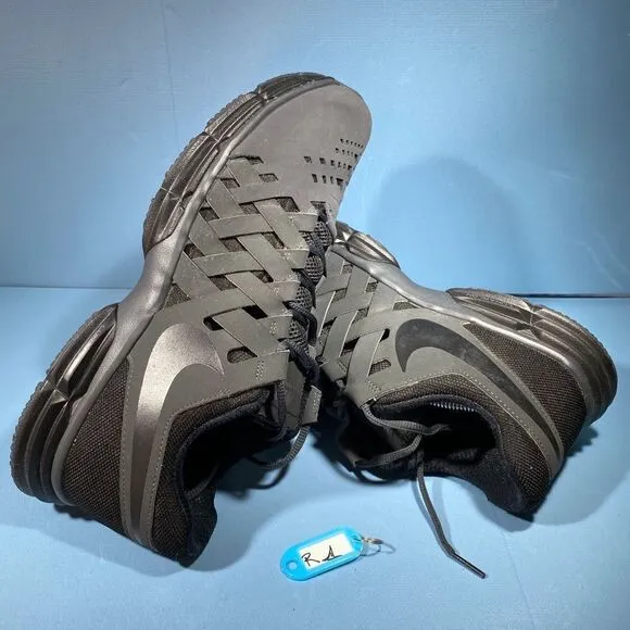 Nike Mens Lunar Fingertrap TR 898066-010 Gray Black Running Shoes Sneakers 11,5