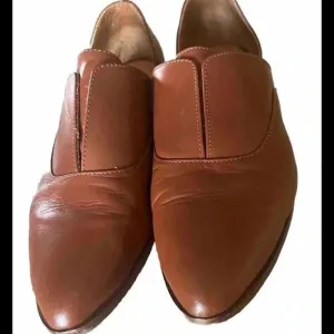 Nisolo Emma d'Orsay Oxford Brandy Shoes Size 8.5