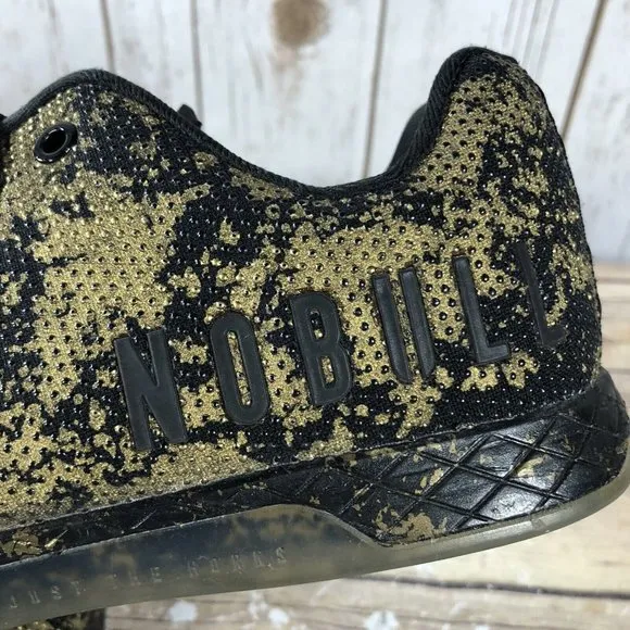 No Bull SuperFabric Gold Camouflage Trainer Shoes Womens Size 10 Athletic T