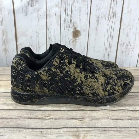 No Bull SuperFabric Gold Camouflage Trainer Shoes Womens Size 10 Athletic T