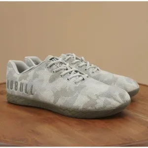 NOBULL Mens Trainer Athletic Shoes Sneakers Arctic Gray Camouflage Size 14