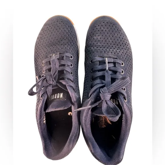 NoBull Navy Suede (Blue) Trainers Size 8.5 Women (or 7 Men) — Run Small — EUC