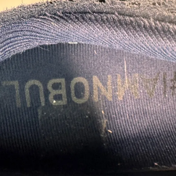 NoBull Navy Suede (Blue) Trainers Size 8.5 Women (or 7 Men) — Run Small — EUC
