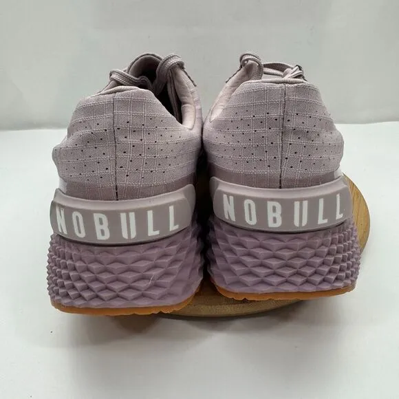 NOBULL Ripstop Athletic Trainer Sneaker Shoes Adults M11.5/W13 Rose Pink Lace Up
