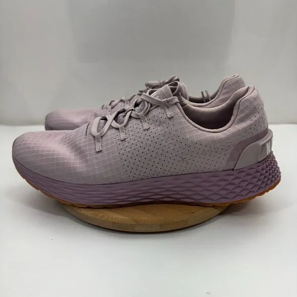 NOBULL Ripstop Athletic Trainer Sneaker Shoes Adults M11.5/W13 Rose Pink Lace Up