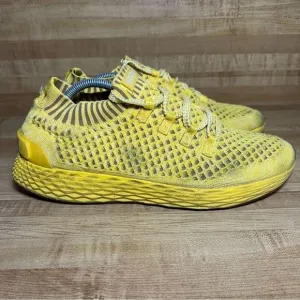Nobull Aspire Mens 11.5 Diamond Knit Lemon Drop Runners Athletic Shoes Sneakers