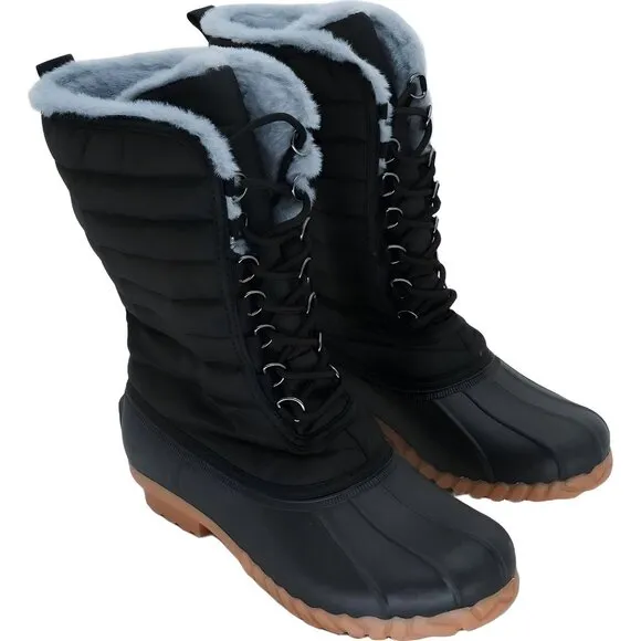 Norstrom Women's Water-Resistant Winter Rain Boots - Size 9