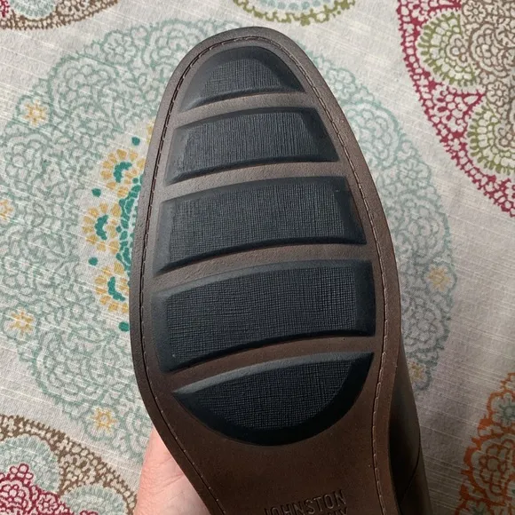 NWOB Johnston &amp; Murphy Reeves Run-Off Venetian Loafers Dress Shoes 11