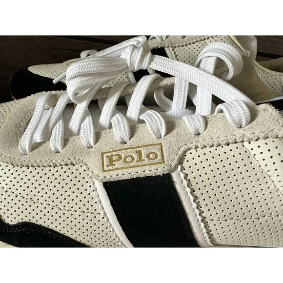 NWOB Polo Ralph Lauren MEN'S SHOES 15  Train 89 Suede 100% LEATHER UPPERS