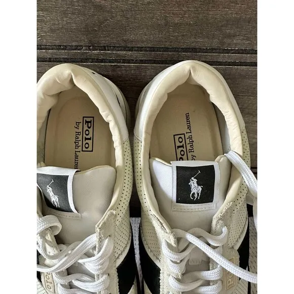 NWOB Polo Ralph Lauren MEN'S SHOES 15  Train 89 Suede 100% LEATHER UPPERS