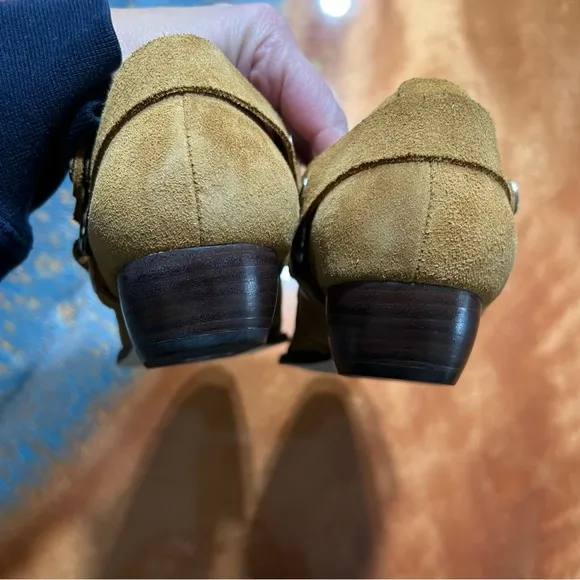 NWOT Bird of Flight Suede Western Booties size 6 tan