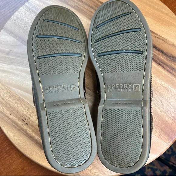 NWOT Sperry Top Sider Mens Mako 2-Eye Amaretto Boat Shoes Size 11 S