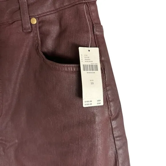 NWT Anthropologie Brown Brick Madi Denim Maxi Skirt