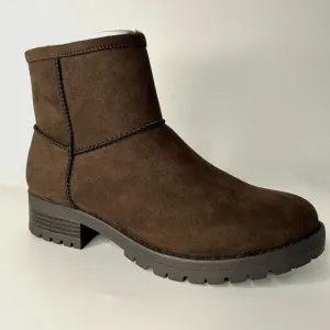 NWT BC Born in California Ankle Boots Women's Size 8 Brown Suede