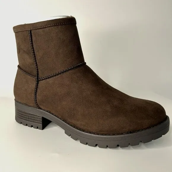 NWT BC Born in California Ankle Boots Women's Size 8 Brown Suede