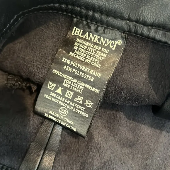 nwt BLANK NYC Faux Leather Maxi Skirt