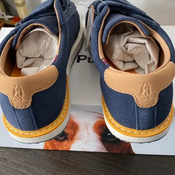 NWT Hush Puppies Heath Sneaker HL Navy