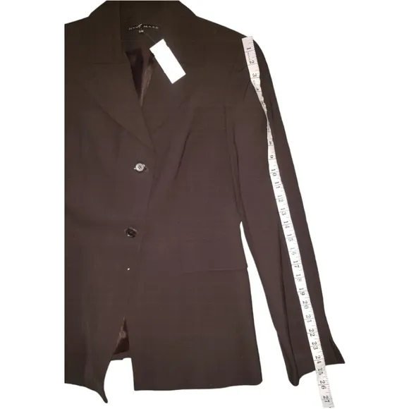 NWT Jenne Maac Brown Blazer Size L