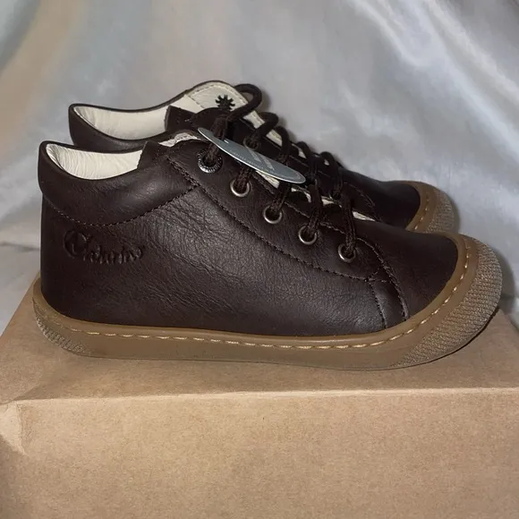 NWT Naturino Cacoon First Steps Shoes in Brown Leather