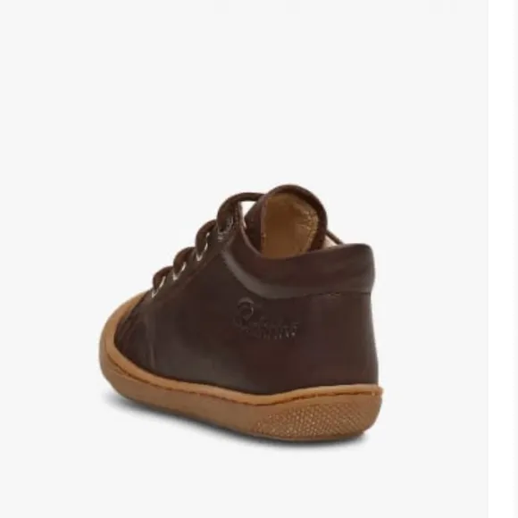 NWT Naturino Cacoon First Steps Shoes in Brown Leather