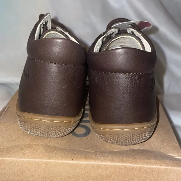 NWT Naturino Cacoon First Steps Shoes in Brown Leather