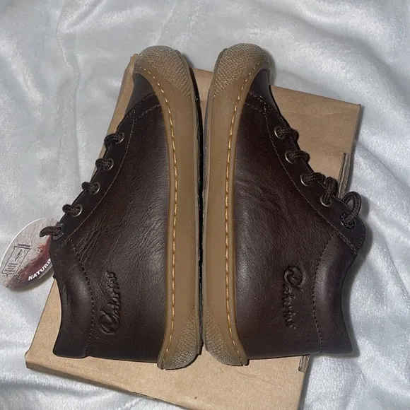 NWT Naturino Cacoon First Steps Shoes in Brown Leather