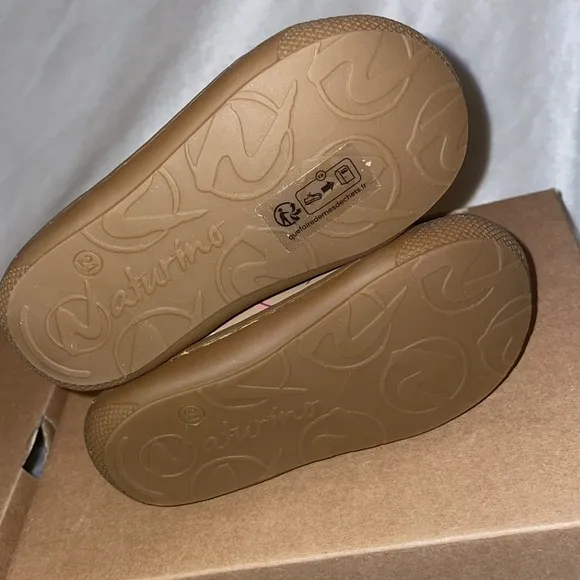 NWT NATURINO COCOON Leather first step shoes in Beige
