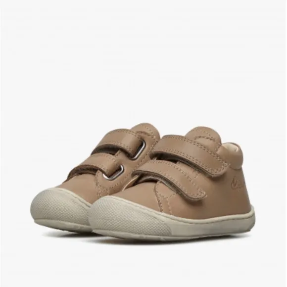 NWT NATURINO COCOON VL Nappa leather first step shoes in Taupe