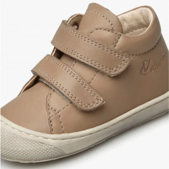 NWT NATURINO COCOON VL Nappa leather first step shoes in Taupe
