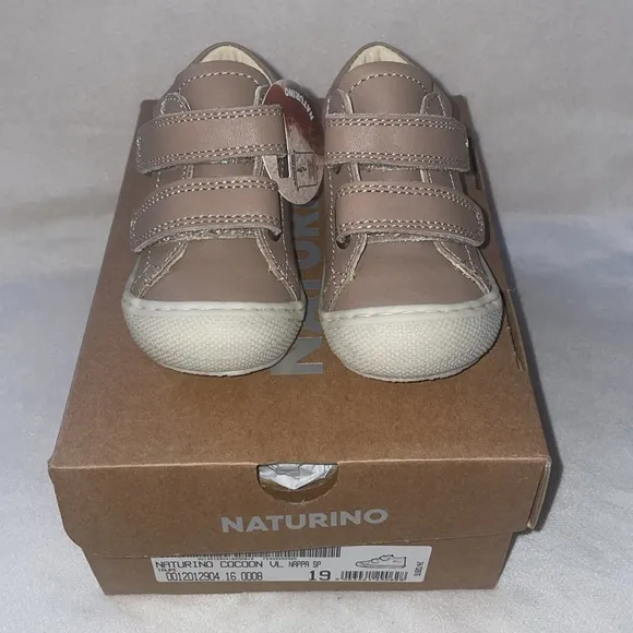 NWT NATURINO COCOON VL Nappa leather first step shoes in Taupe