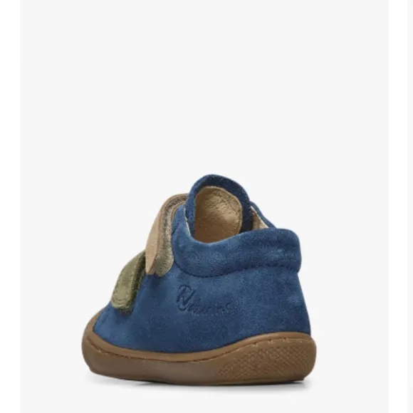 NWT NATURINO CORKEL VL Suede first-steps shoes in Navy