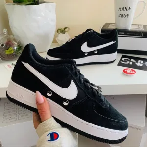 NWT Nike Air Force 1 black suede