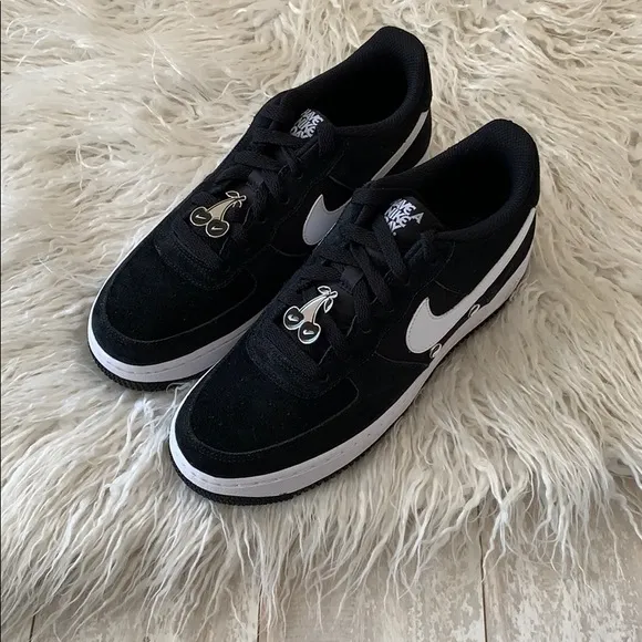 NWT Nike Air Force 1 black suede