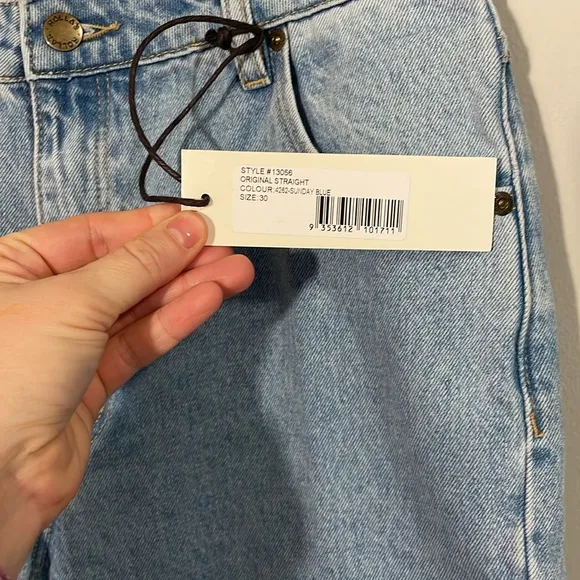 NWT Revolve Rolla’s Original Straight in Sunday Blue size 30