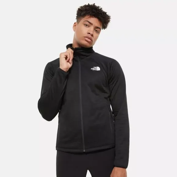 NWT The North Face Men's TNF Black ECHO ROCK Full Zip Jacket Size Medium