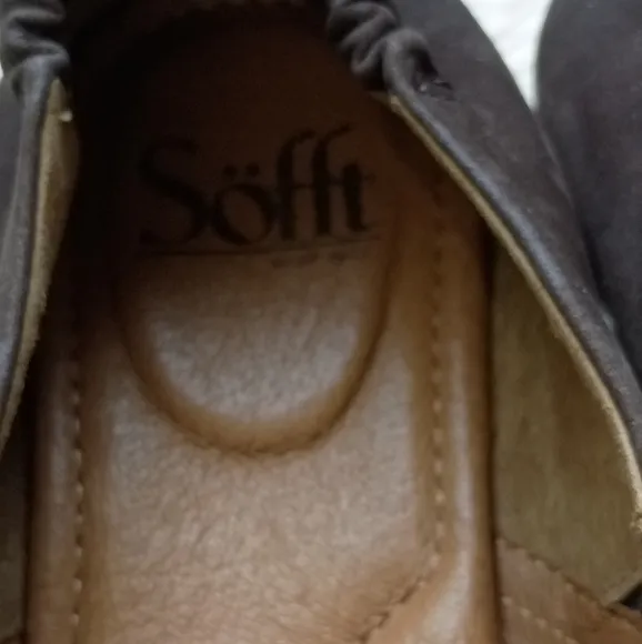 NWT.Sofft Womens Leather Loafer Slip on shoes sz 10M/W