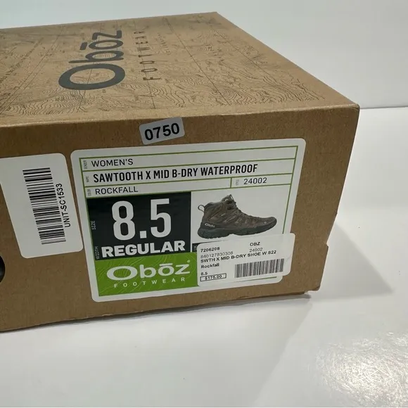 Oboz Women's Sawtooth X Mid Wat erproof Hiking Boots